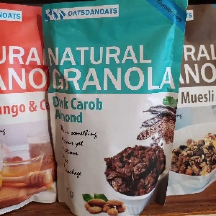 

Oats and Oats Granola 500gr (Gandum Sehat) Dark Carob Almond