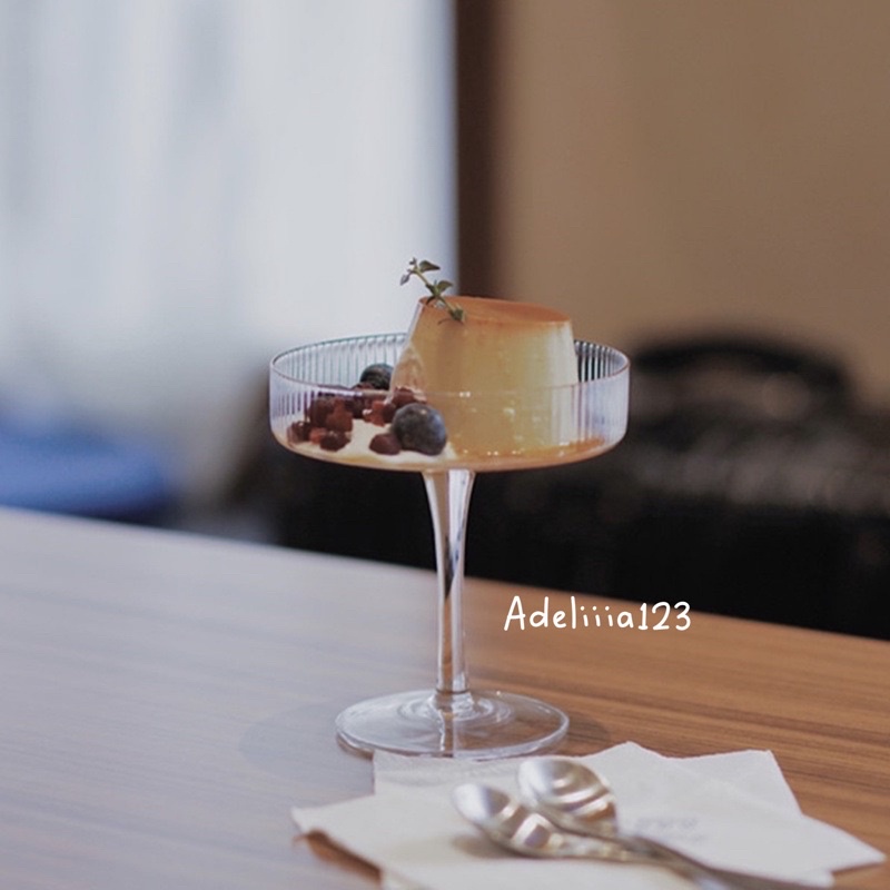 gelas wine | gelas tinggi | gelas gaya korea | gelas motif bergaria