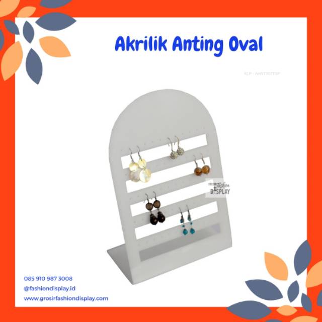 Akrilik Antik/Display Anting Perhiasan/Akrilik Pajangan Aksesoris Murah/Stand Tempat Perhiasan-BH