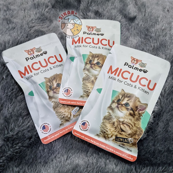 Micucu 20GR Milk Cat Kitten Susu Kucing Anak Palmeo