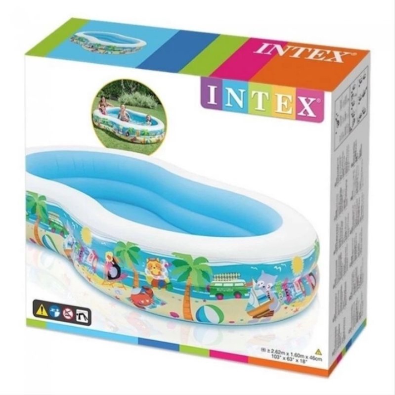 Intex 56490 Swim Center Paradise Kids Pool-Kolam Renang Anak