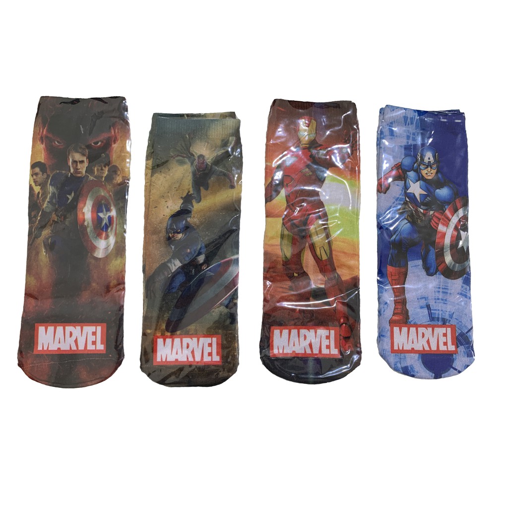 Kaos Kaki Anak Kecil TK SD SMP Karakter Kaus Motif Super Hero