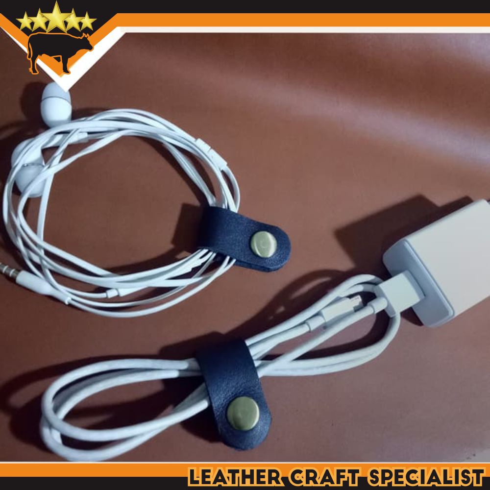 

VELCRO BRAND KULIT ASLI, VELCRO STRAP BINDER CABLE, KLIP KABEL HITAM KULIT SAPI ASLI