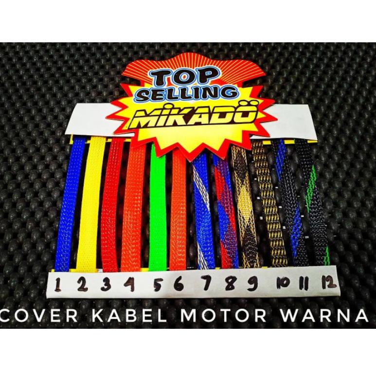 D@M cover pelindung kabel motor bahan serat bungkus pembungkus beat scoopy vario 125 150 hrc cnc pro