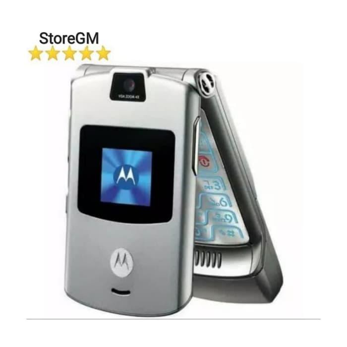 Meilunshop031 Motorola Razr V3 Flip Original Handphone Motorola V3i Hp Jadul Lipat Berkualitas Shopee Indonesia