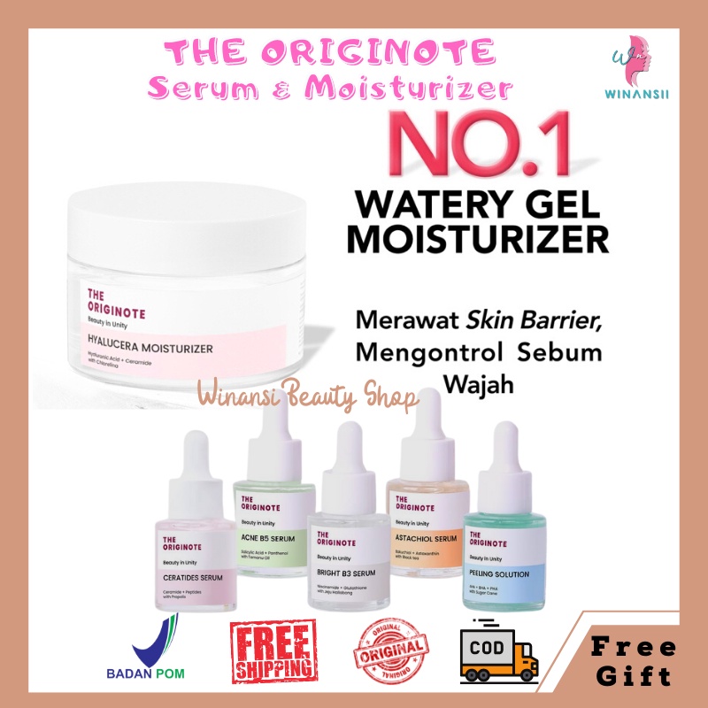 Jual [BPOM, ORIGINAL] Moisturizer The Originote Serum The Originote ...