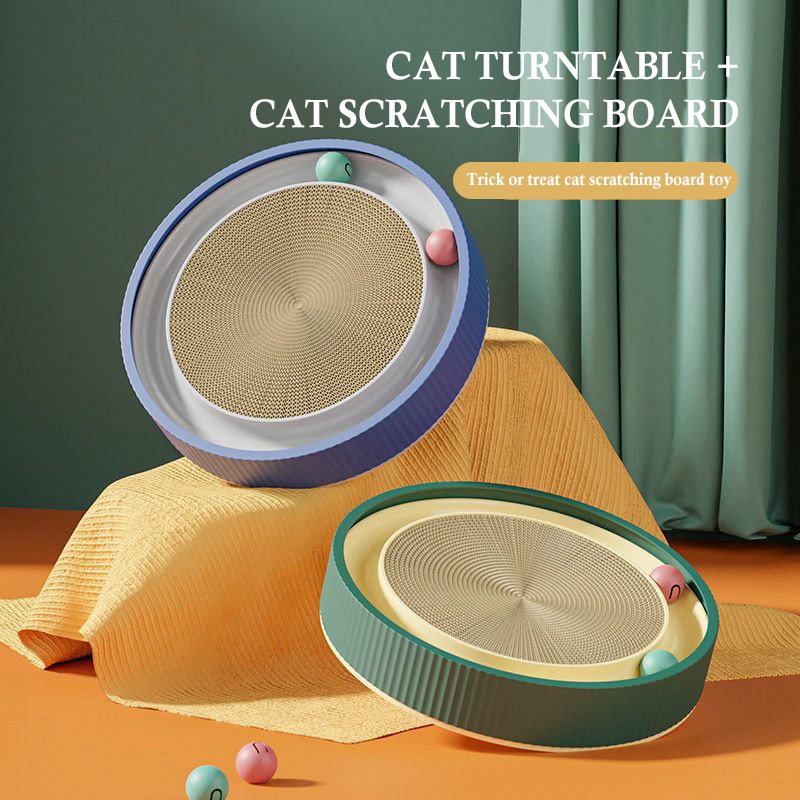 Hugopet Papan Garuk Kucing Cat Scratcher Board Tempat Tidur Kucing Mainan Kucing