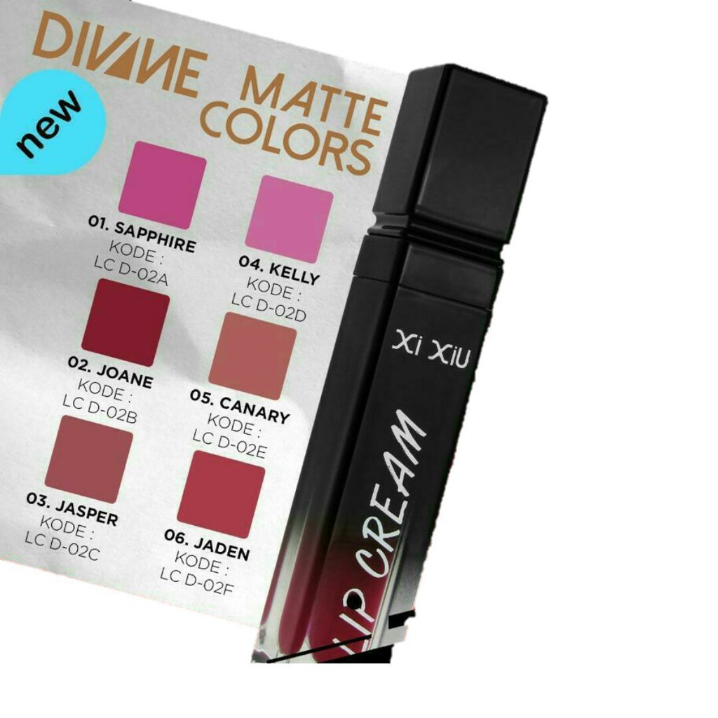 XI XIU DIVINE LIP CREAM LIGHT PIGMENTED MATTE 4GR