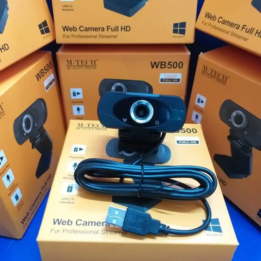 WEBCAM M-Tech WB500 Web Camera Full HD Streamer 1080P Witch Mic