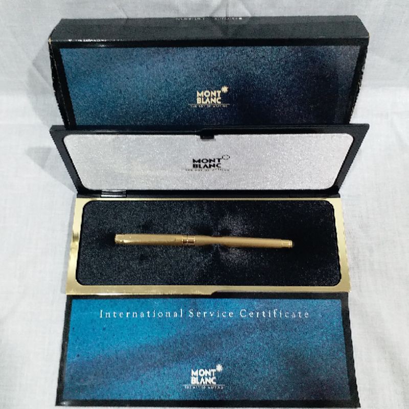 

MONTBLANC Catridges Fountain Pen Noblesse Goldplated (with certificate)