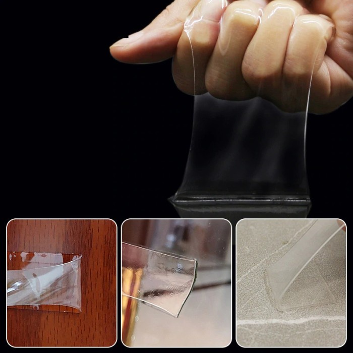 

Kusus Hari Ini Nano Magic Tape Reusable Double Sided Tape Strong Sticky Adhesivetape Hemat