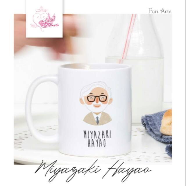 Mug Ceramic (Premium) Miyazaki Hayao Arts Illustration