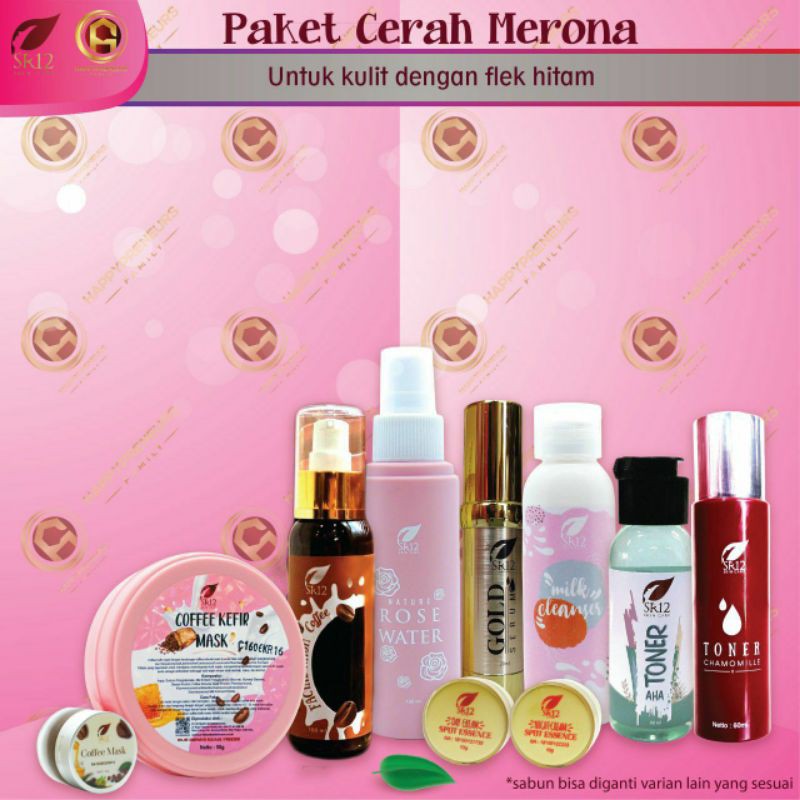 PAKET KOMPLIT CERAH MERONA UNTUK FLEK HITAM / BEKAS JERAWAT / SKINCARE RUTIN / SKINCARE PERAWATAN WAJAH / Paket perawatan wajah original / premium / berkualitas / termurah / terbaik / bagus / bpom / saudagarsr12