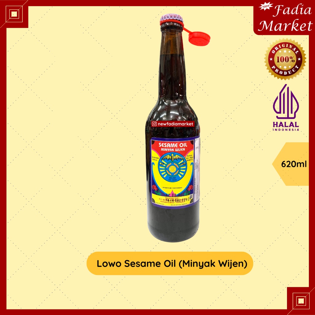 

Lowo/Kelelawar Sesame Oil (Minyak Wijen) 620ml