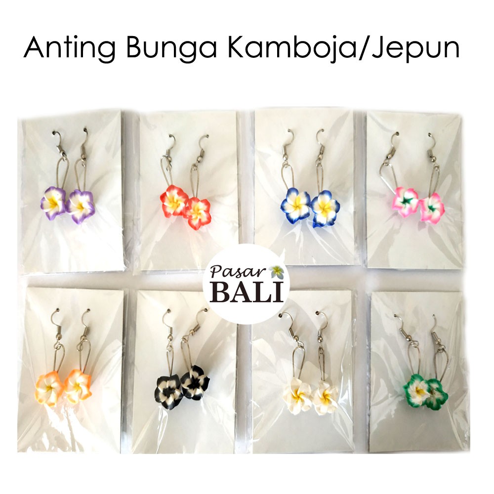 Anting Anak Bunga Kamboja |Jepun