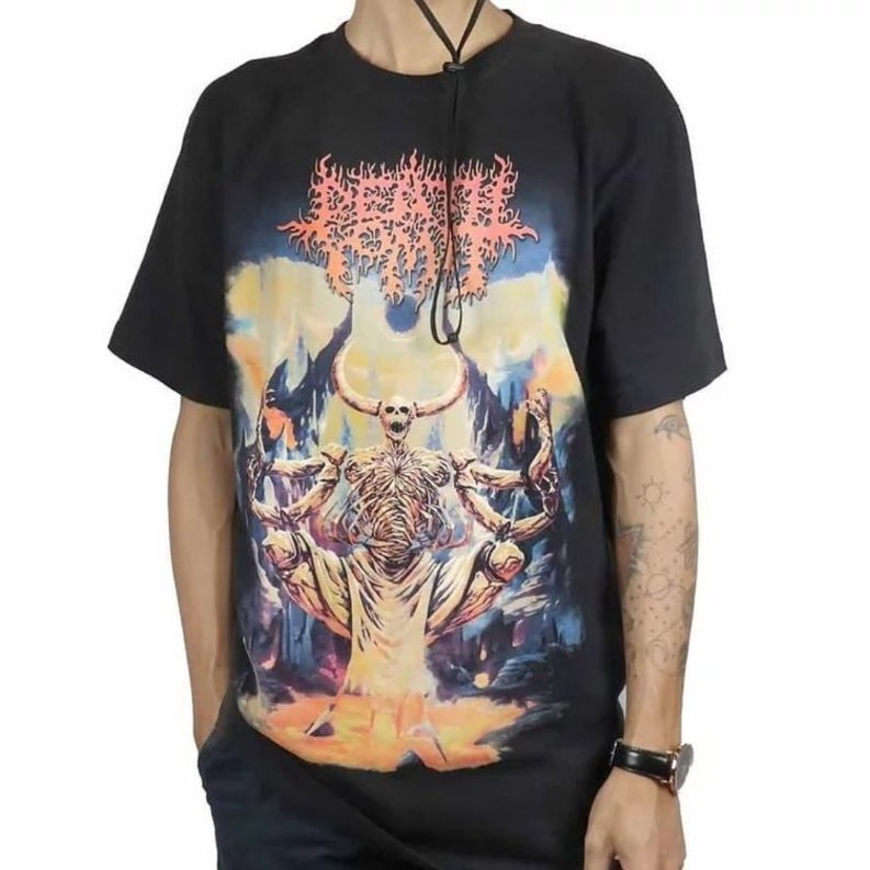 TSHIRT DEATH VOMIT ORIGINAL KAOS MUSIK BAJU METAL DEATH METAL KAOS KATA KATA  KAOS HELLPRINT KAOS GA