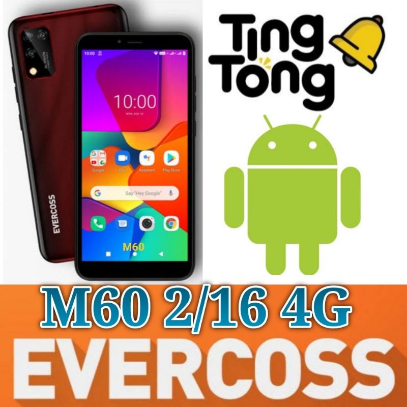 Evercoss M60 2/16 4G Garansi Resmi