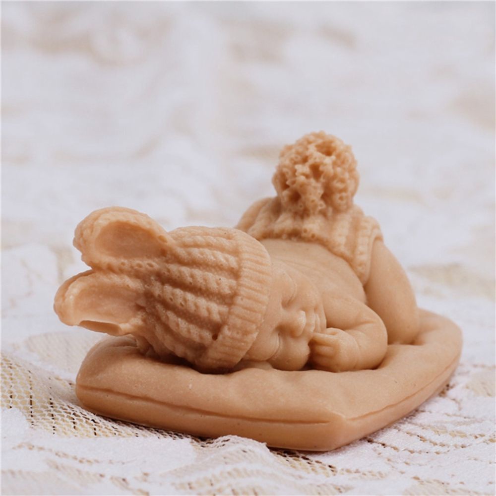 ELEGANT For Candy Chocolate Cake Decorations Baby Silicone Mold 3D Sugar Mold Newborn Mold Sleeping Baby Shape Decorating Tool Cute DIY Resin Kitchen Accessories Chocolate Mold