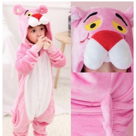 KOSTUM PIYAMA ONESIE KIGURUMI KID HERO SUPERMAN SPIDERMAN HELLOKITTY DORAEMON PINK PANTHER