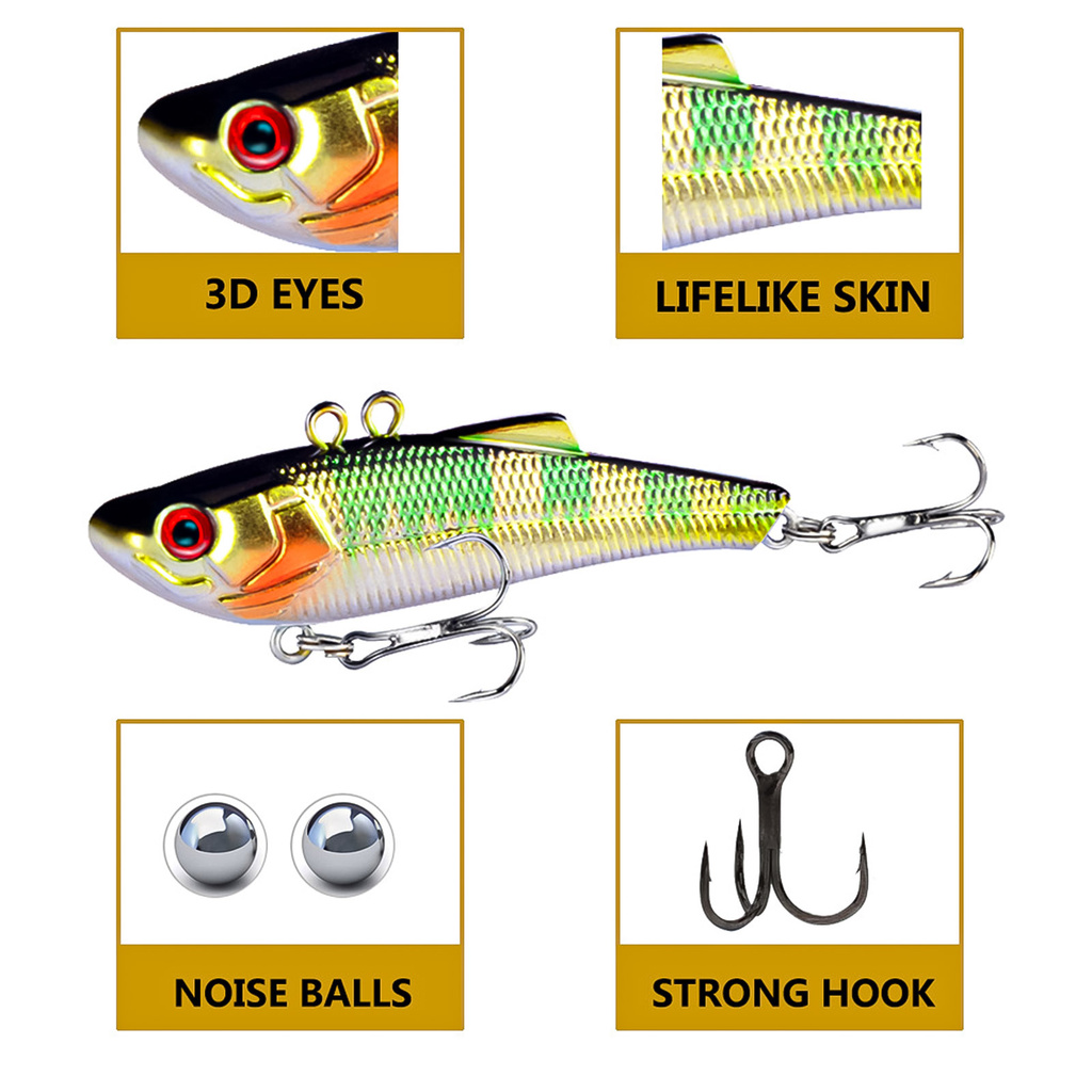 [Jianxin] Umpan Pancing Bentuk Ikan Imitasi Untuk Outdoor