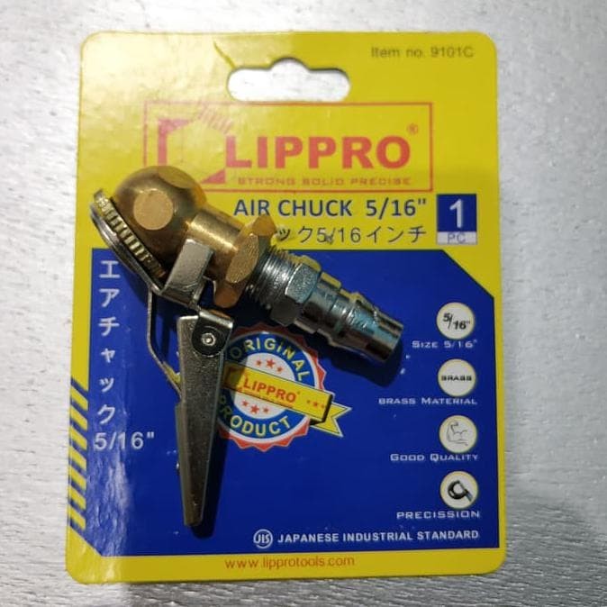 Air Chuck Keong KOPLER CLIP ON ISI ANGIN BAN MOTOR MOBIL LIPPRO
