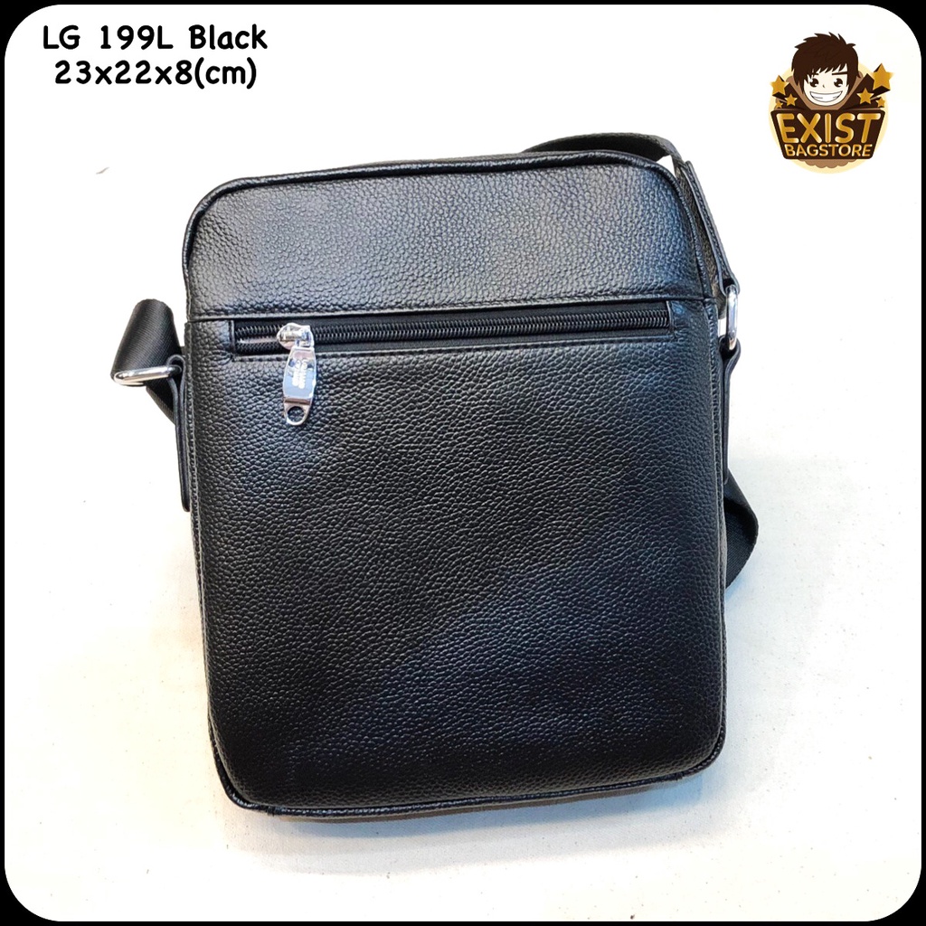 tas pria original lombardi giovanni 199 series bahan asli kulit tas original