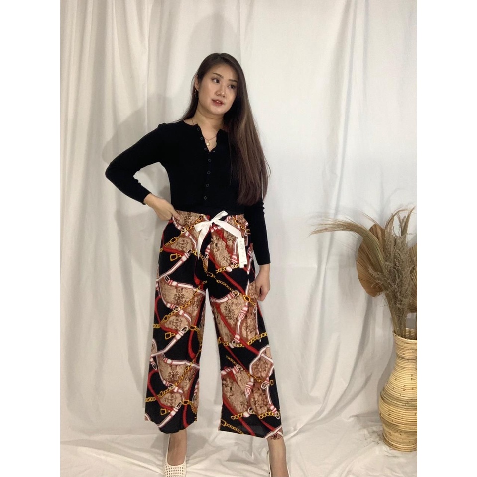 Celana wanita kulot seoul katun rayon import - kulot rayon wanita - kulot pants