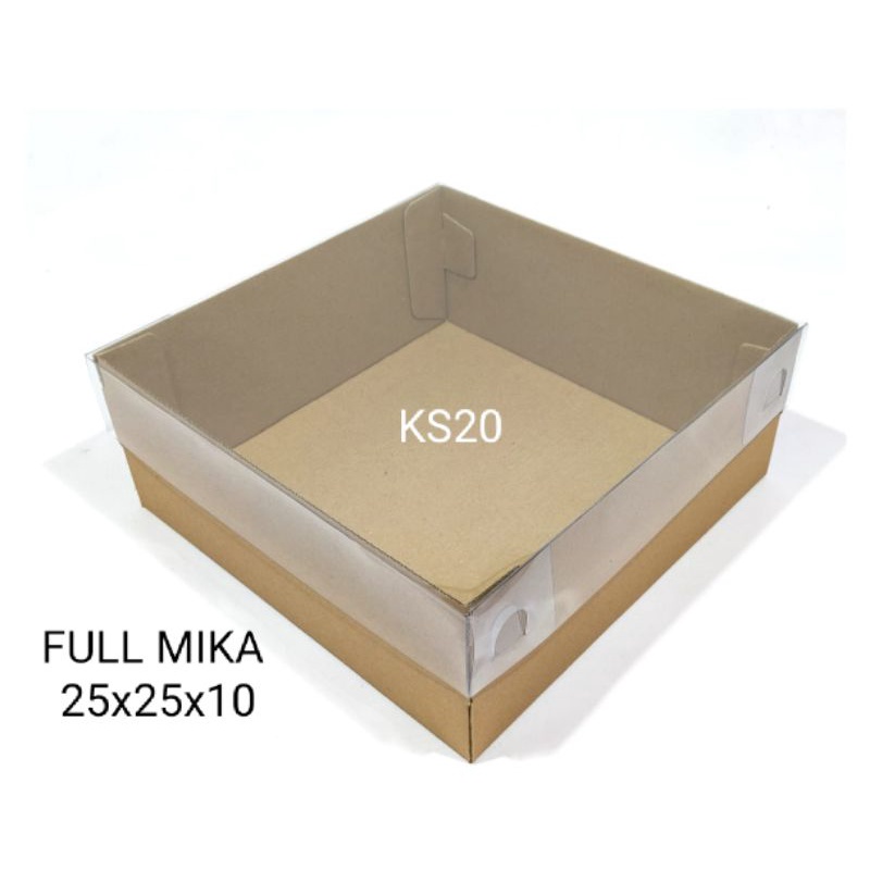 

FULL MIKA 25x25 utk HAMPERS/CAKE/PUDING/GIFT(PER PCS)