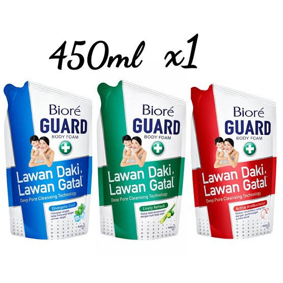 Sabun Mandi Biore Guard Body Foam 450ml / Sabun Mandi Cair Biore 450 Ml