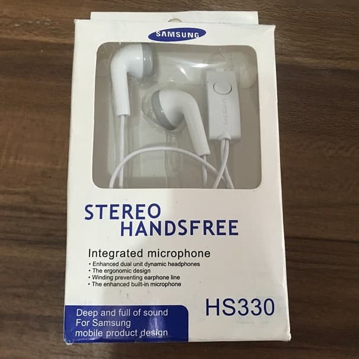 Stereo Handsfree Microphone Earphone Headset untuk HP Samsung OPPO dll