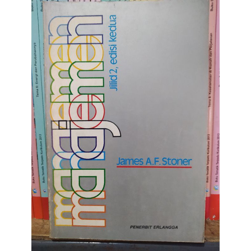 Manajemen James A F Stoner Jilid 2 Edisi Kedua Erlangga ORI