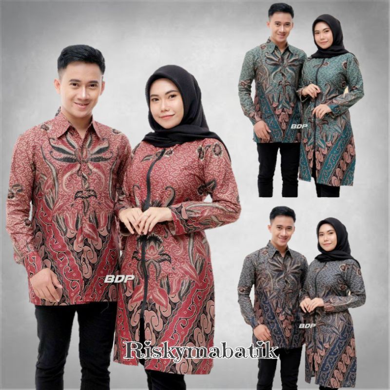 Sale Maura Couple - Sania Ruffle Batik Couple Ori Ndoro Jowi Garansi Termurah Shopee - Batik Modern Solo dya8DbIlaQxpA