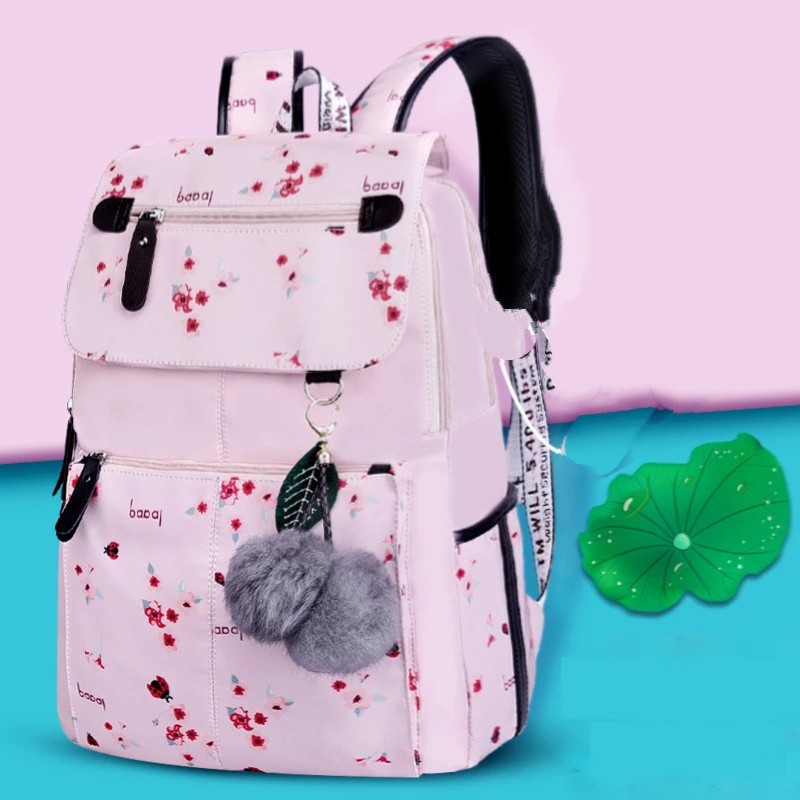 ARMELIA SHOP - TAS RANSEL ANAK SEKOLAH MURAH K-POP WANITA BUNGA SAKURA