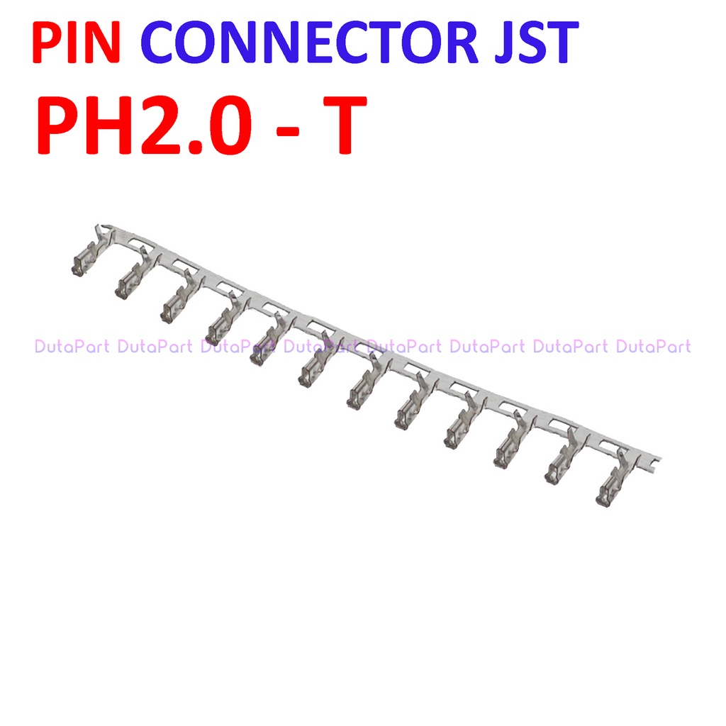 Pin Konektor JST PH2.0-T Connector Skun PH2.0 - T Model Kawat Renceng