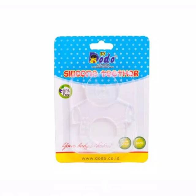 Silicone Teether Transparan BPA FREE  Dodo Y1