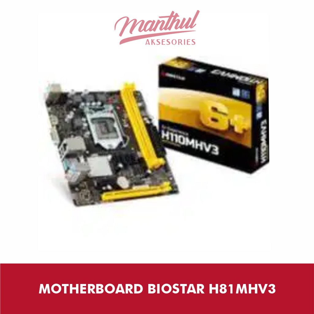 MOTHERBOARD BIOSTAR H81MHV3