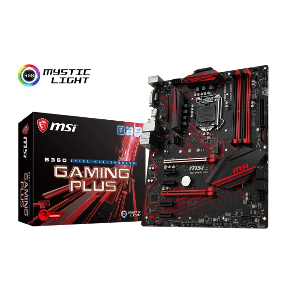 MSI B360 GAMING PLUS SOCKET 1151 COFFEELAKE MOTHERBOARD