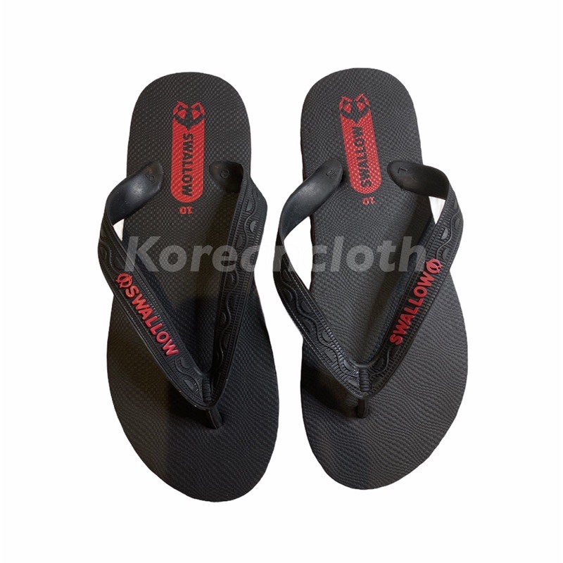 SANDAL JEPIT SWALLOW BLACK PEAR HITAM