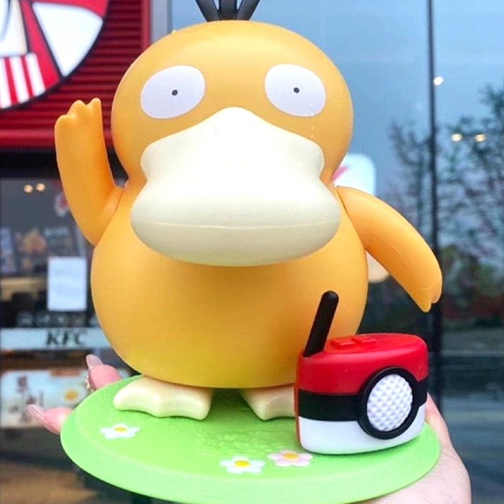 Kotak Musik Action Figure Pokemon Dancing Psyduck KFC Ukuran 2022 Untuk Hadiah