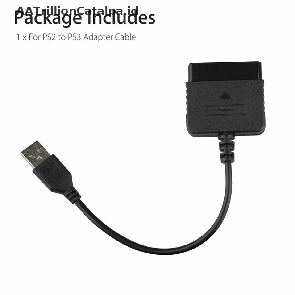 (AATrillionCatalpa) Kabel Adapter Controller PS2 Ke PS3 PlayStation 2 Ke USB Untuk PC PlayStation 3