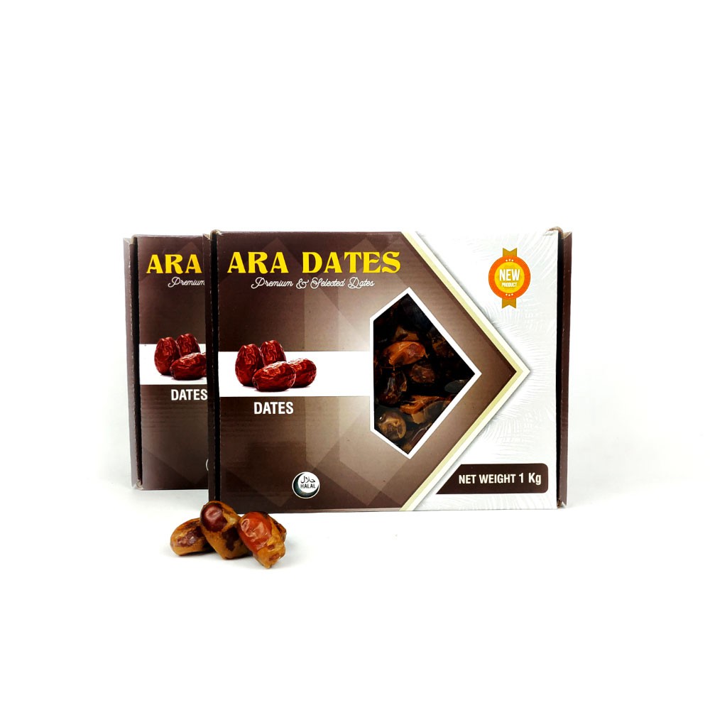 KURMA KHALAS ARA DATES 1 KG PREMIUM KEMTAN