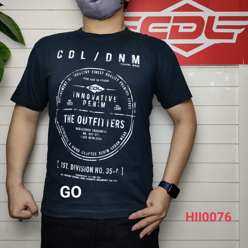 gof LRC CDL By (CARDINAL) KAOS T-Shirt Pakaian Pria Atasan Casual Santai Original Lengan Pendek