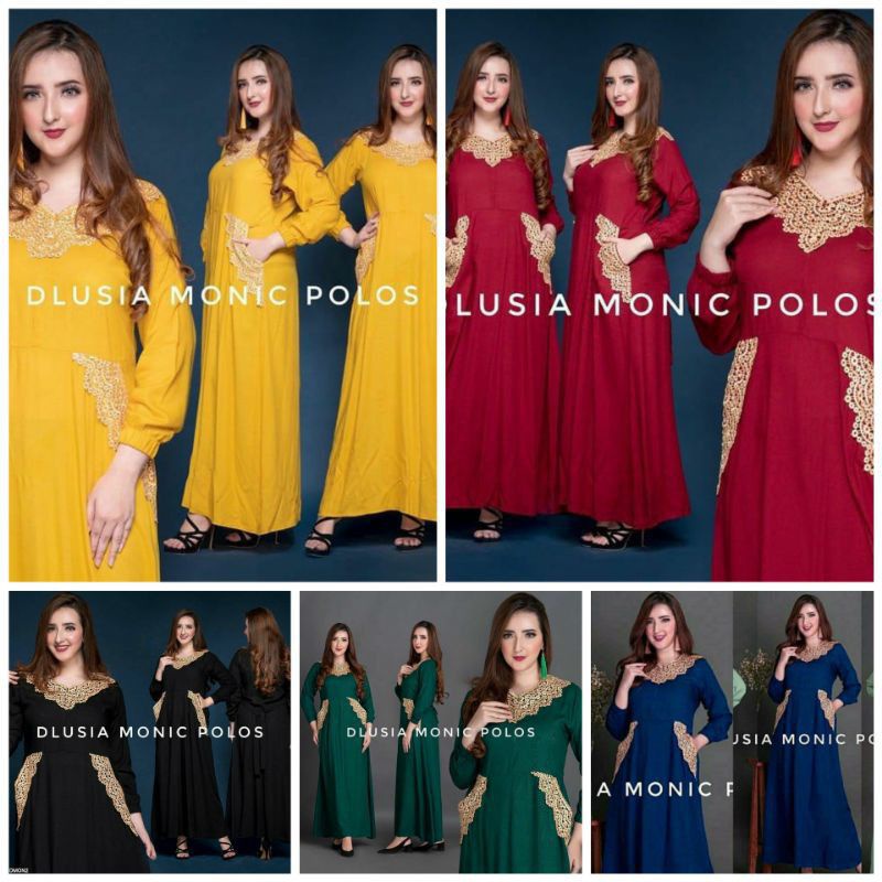 LONGDRESS MONIC POLOS ll DASTER RENDA MONIC POLOS