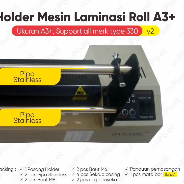 

➝yf Bayar Di Tempat≛➝ Penyangga laminating Holder Mesin Laminasi Roll A3 54 ✴