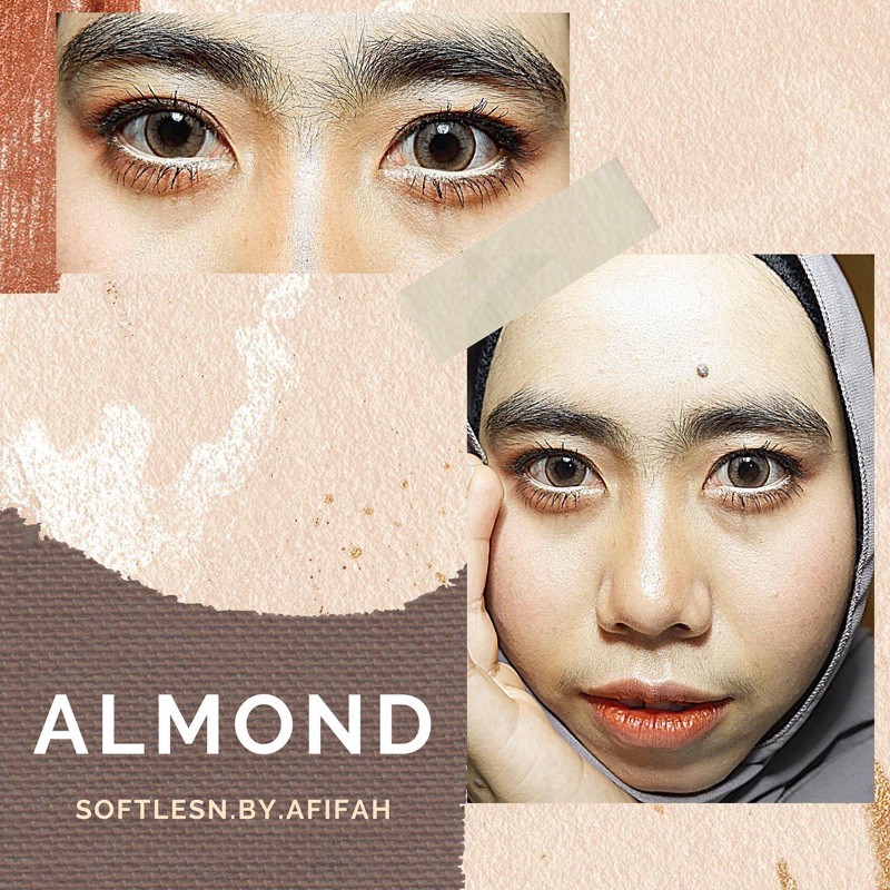 

SOFTLENS.BY.AFIFAH -ALMOND-