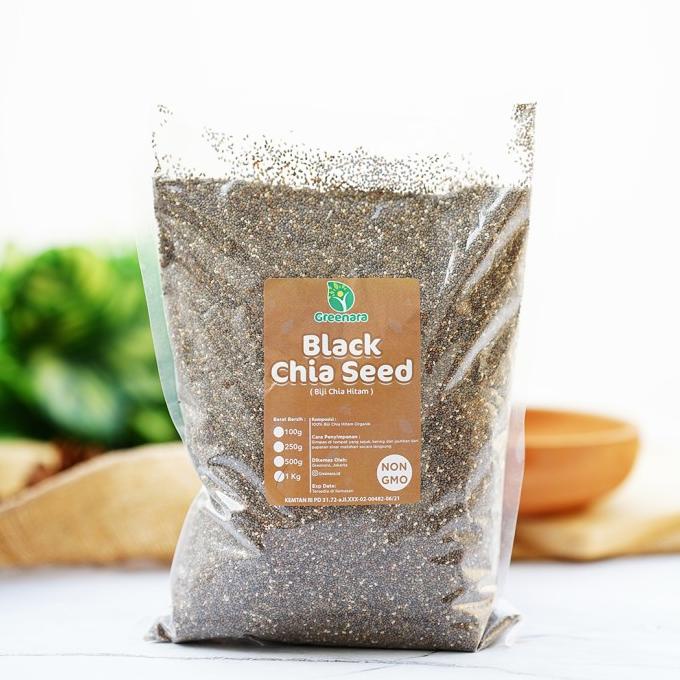 

Organic Black Chia Seed 1Kg / Chiaseed Hitam Organik