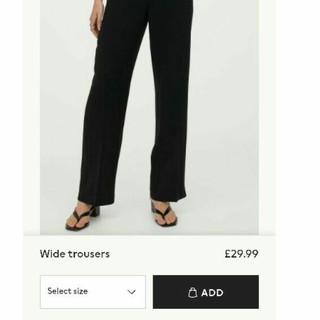 HnM Wide Trousers SISA EKSPOR petite size WITH TAG FIT HnM Wide Trousers SISA EKSPOR petite size WITH TAG FIT