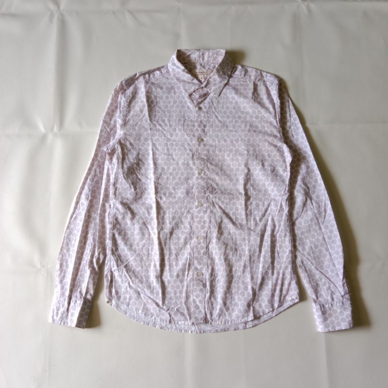 kemeja hiromichi lengan panjang second bekas preloved