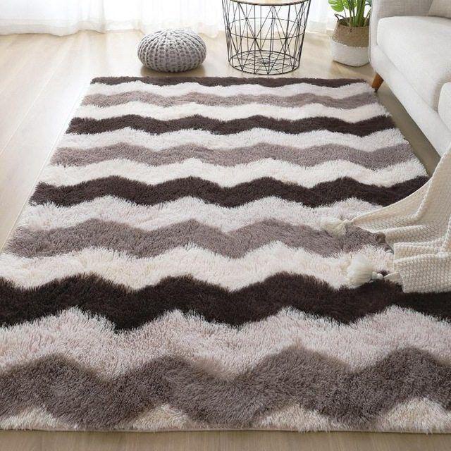 Karpet Bulu Motif & Ombre Jumbo Uk 200 x 200cm/Karpet Bulu Lantai Anti Slip
