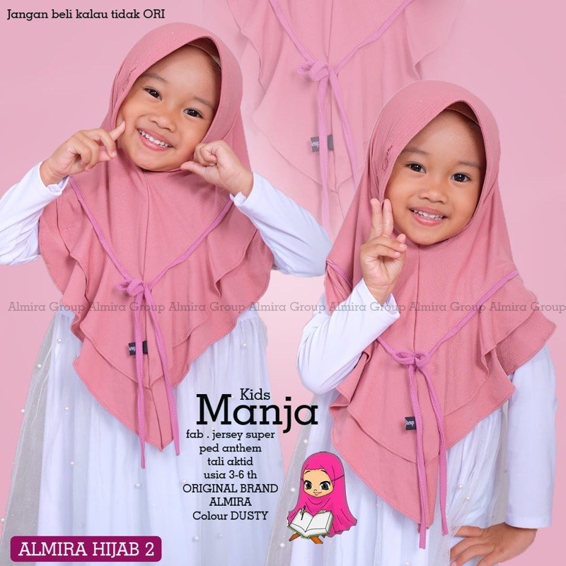 BISA COD|hijab anak manja by Almira hijab|kerudung anak